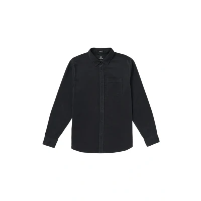 Immagine di Volcom Zander LS Camicia, Uomo, Taglia: Large, Asphalt black