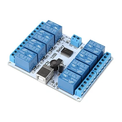 Immagine di DC 12V Tipo B USB a 8 Canali Relè Controllato Scheda Modulo Controllo Computer Programmabile per Automazione Robotica