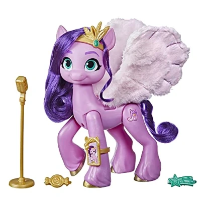 Immagine di My Little Pony: A New Generation Movie Singing Star Princess Pipp Petals 15 cm Pink Pony that Sings and Plays Music, Toy for Kids Age 5 Up