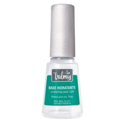 Immagine di Valmy, Base Idratante per Unghie con Cheratina e Vitamina E, Indicato Fragili, Trattamento Protettivo Rinforzante Flessibili Resistenti, 14 ml