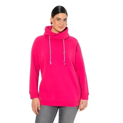 Immagine di Ulla Popken Raglanform Felpa, Donna, Taglia: 70/72, Classic red