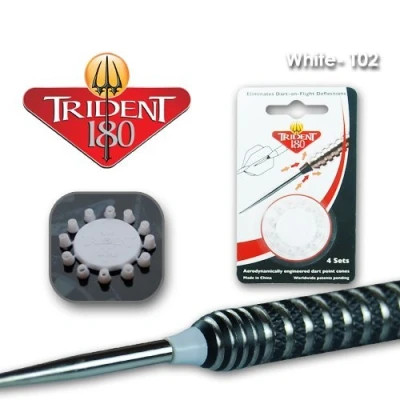 Immagine di RED DRAGON Trident 180 Dart Point Cones Bianco