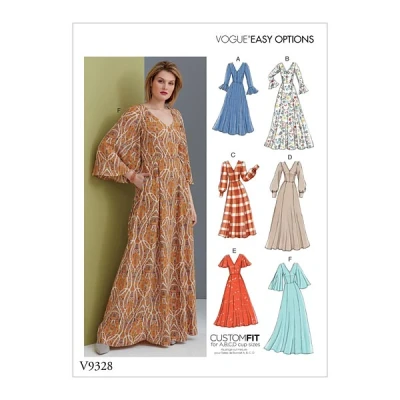 Immagine di McCall&#039; s Patterns V9328 Vogue, modello, carta, bianco, 14 16 18 20 22