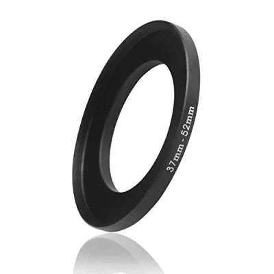 Immagine di Ares Foto® STEP UP Filter Adapter, anello adattatore del filtro, In alluminio fresato a CNC (37mm 52mm)