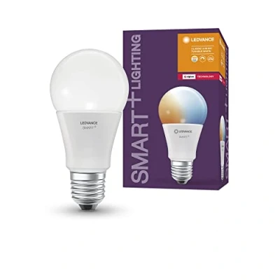 Immagine di LEDVANCE Smart+ Lampe mit ZigBee Technologie, 9W, A60, matt, Sockel E27, Lichtfarbe Tunable White, 806lm, 1er Pack