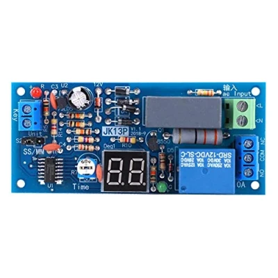 Immagine di Fafeicy Modulo Relè Temporizzatore Di Ritardo 220v Ca, Tubo Digitale Rosso a 2 Cifre, Temporizzato, Intervallo Tempo 1 99 Secondi / Minuti, Autobloccante