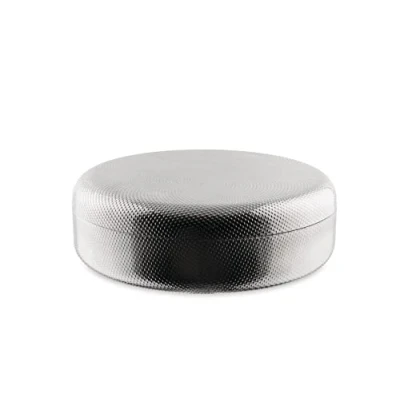 Immagine di Alessi Extra Ordinary Texture JM01/23 T Contenitore dal Design Minimale, Coperchio in Acciaio Inossidabile 18/10 con Decorazione, Granulata Rilievo, Ø 23 cm