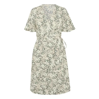 Immagine di Part Two Gilanda Vestito estivo, Donna, Taglia: 46, Agave green blurred flower