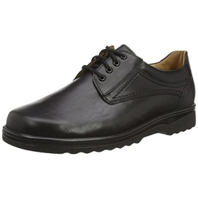 Immagine di Ganter Eric i, Scarpe Stringate Basse Derby Uomo, Nero 0100, 40.5 EU X Larga