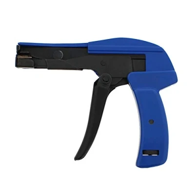 Immagine di QWORK® Pistola per fascette cavi , tirafascette fissare e tagliare in nylon