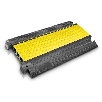 Immagine di DEFENDER by Adam Hall Ponte passacavi 85002 Termoplastico poliuretano TPU Nero, Giallo Numero canali: 3 1005 mm Contenuto: 1 pz.