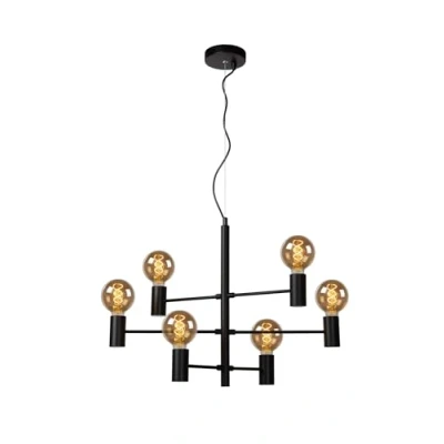 Immagine di Lucide Lampada a sospensione Leanne, nero, 6 luci