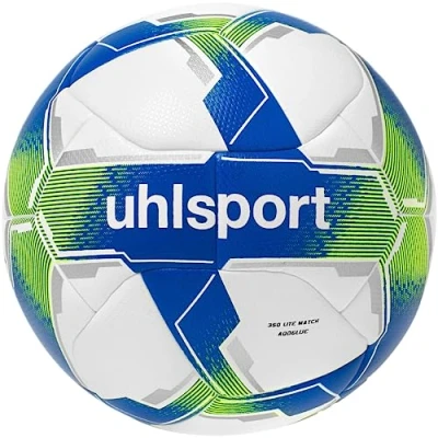 Immagine di uhlsport 350 Lite Match Addglue palla da calcio per bambini, con tecnologia ADDGLUE, bambini dai 10 ai 12 anni