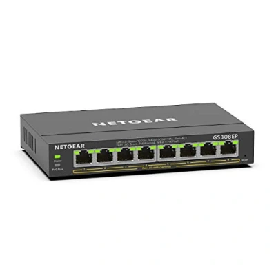Immagine di Netgear Plus Switch 8 port 10/100/1000 GS308EP 100PES