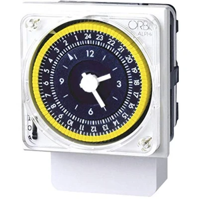 Immagine di ORBIS Zeitschalttechnik Temporizzatore per guida DIN Tensione di funzionamento: 230 V/AC ALPHA QRD 1 scambio 16 A 250 Programma giornaliero