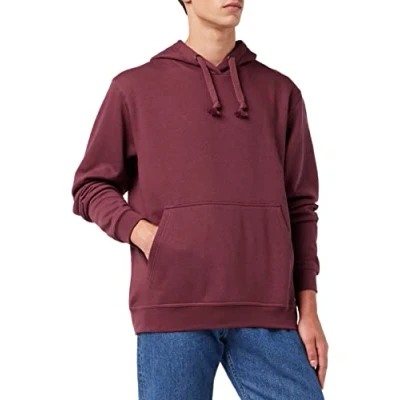 Immagine di Clique Basic Felpa con, Opaco, Rosso (Bordeaux), L Uomo