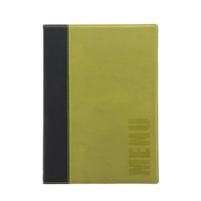 Immagine di Securit, porta menù A4 con inserto doppio, Tessuto, Green, 340 x 245 5mm.