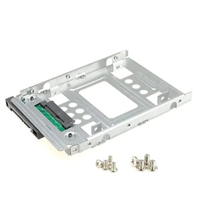 Immagine di DSLRKIT 2.5&quot; SSD to 3.5&quot; SATA Hard Disk Drive HDD Adapter Caddy Tray Cage Hot Swap Plug