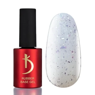 Immagine di K Professional Smalto Semipermanente Latteo Souflle Smalti Semipermanenti per Unghie Gel 7ml Rubber Base Milky Coat UV LED