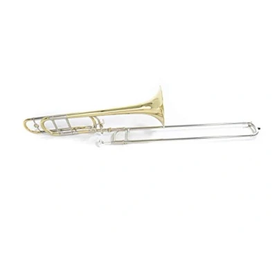 Immagine di Roy Benson trombone tenore Sib/F TT 242F (valvola quart, campana in ottone da 8,5&quot;, alesaggio 13,89 mm, guide alpacca, design ergonomico, una pratica custodia sagomata)