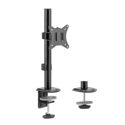 Immagine di SENSE7 FLOAT, Supporto Monitor Scrivania 17&quot; 32&quot;, VESA, Braccio Regolabile in Altezza, Rotazione 360, Compatibilità VESA 75x75 &amp; 100x100, Capacità di Carico 9 kg, Gestione dei Cavi Integrata