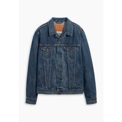 Immagine di Giacchetto Levi&#039;s the trucker jacket broadway terrace truc Denim scuro XS