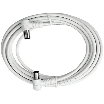 Immagine di Axing antenna Cavo [1x Spina 75 Ω 1x Presa Ω] 7.50 m 85 dB Bianco