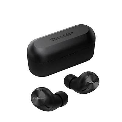 Immagine di Technics EAH AZ40M2EK Auricolari Wireless con Noise Cancelling, Bluetooth Multipoint 3 Dispositivi, Confortevoli In Ear, Cuffie Microfono Integrato, Adattabili, Nero