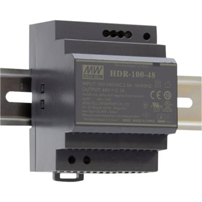Immagine di Mean Well HDR 100 15 Alimentatore per guida DIN V/DC 6.13 A 92 W Num. uscite:1 x Contenuto 1 pz.