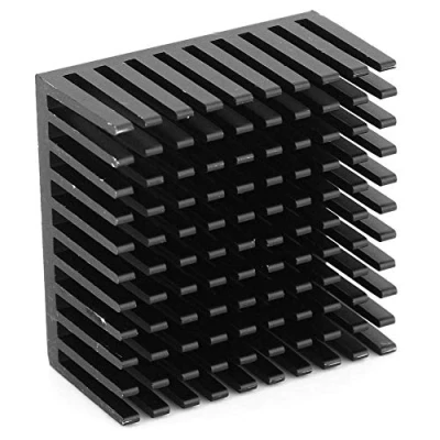 Immagine di 5Pcs Dissipatori di calore in alluminio 40x20x40mm Modulo dissipatore con aletta raffreddamento per transistor amplificatore a LED ad alta potenza(Nero)