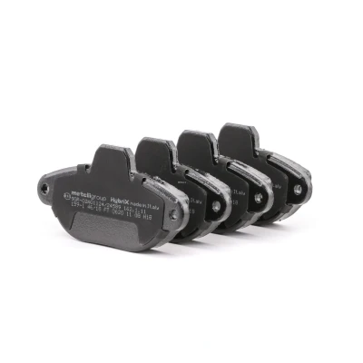 Immagine di metelligroup 22 0159 1 Pastiglie Freno Anteriori E Posteriori, Made in Italy, Pezzo di Ricambio per Auto/Automobile, Kit da 4 Pezzi, Certificate ECE R90, Prive Rame