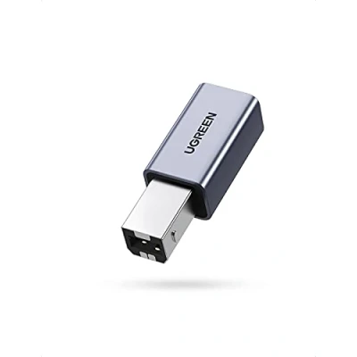 Immagine di UGREEN Adattatore per Stampante USB C a Tipo 2.0 B di Alluminio, Femmina Masschio stampante, scanner, HDD mobile ecc