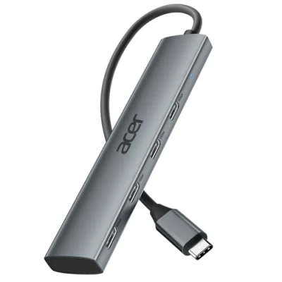 Immagine di Acer USB C Hub, Splitter da 10 Gbps con 4 porte 3.2, Adattatore multiporta ad alta velocità per MacBook Air/Pro, iPhone 15/15 Pro, iPad Pro/Air, Surface Chromebook, Dell XPS