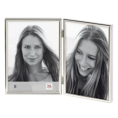 Immagine di walther design argento 2X 9x13 cm Chloe Cornice per Ritratto WD219S