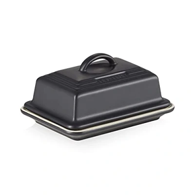 Immagine di Le Creuset Portaburro in Gres Vetrificato, 900 g, 17 x 12.5 9 cm, Nero Matt