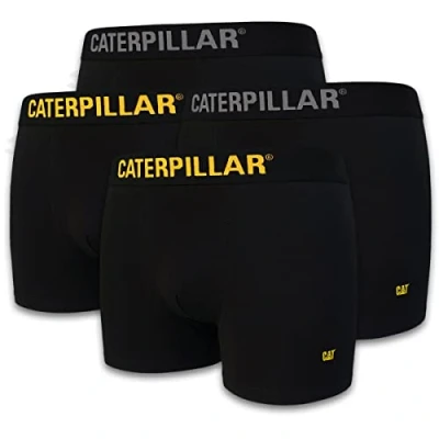 Immagine di Caterpillar Cat, boxer da uomo, in Nero e taglie M, L, XL, XXL (confezione 4, 8 o 12), , XL