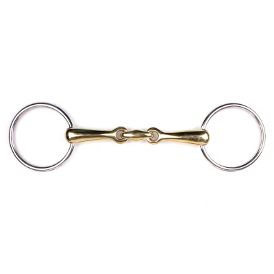Immagine di Q essentials double jointed loose ring snaffle Argentan
