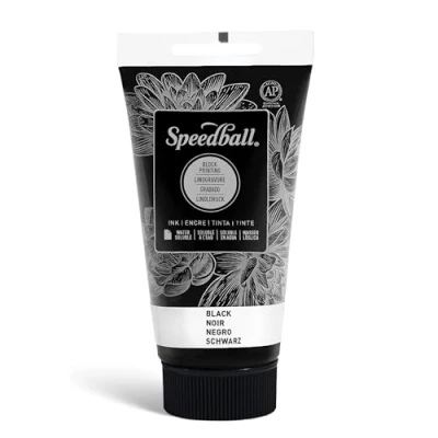 Immagine di Speedball 3500 Inchiostro solubile in acqua, 2,5 oz, altezza 1,75 cm, larghezza lunghezza 4,5 nero