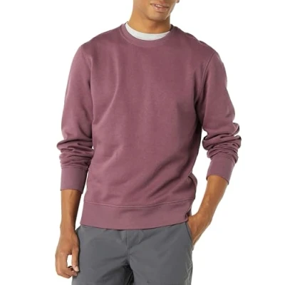 Immagine di Amazon Essentials Felpa Girocollo in Pile (Disponibile nelle Taglie Big &amp; Tall) Uomo, Porpora, XXL