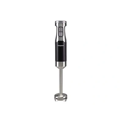 Immagine di BEPER P102FRU100 Frullatore a immersione, Acciaio/ABS,600 W, Frusta removibile,4 Lame in acciaio con cappa para schizzi, Velocità selezionabili, Funzione ad impulsi, turbo, Nero/Grigio