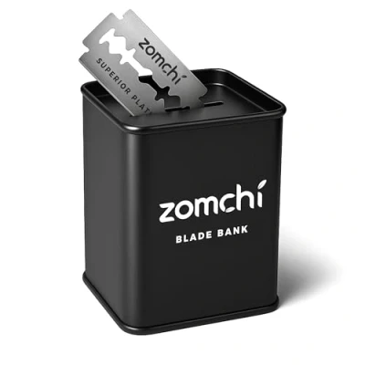 Immagine di ZOMCHI Cassa per lo smaltimento delle lame contenitore riciclaggio da barba lamette usate(Nero)