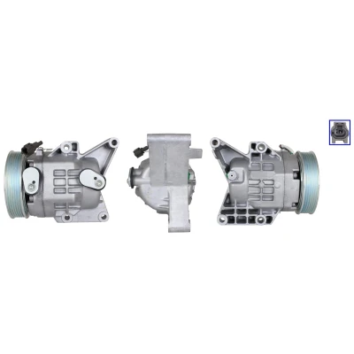 Immagine di LUCAS ACP01138 Compressore Aria Condizionata PAG 100 R 134a con guarnizioni