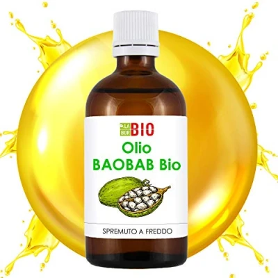 Immagine di Olio di Baobab Bio 100% Puro Spremuto a freddo 50 ml Viso Corpo Capelli LaborBio