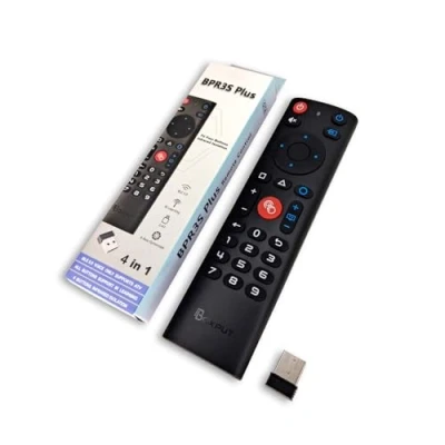 Immagine di BOXPUT BPR3S Plus Air Mouse Remote, Telecomando Wireless 2.4G RF, dotato di giroscopio a 6 assi, supporto TV4 pulsante isolamento infrarossi, adatto per TV Android o s