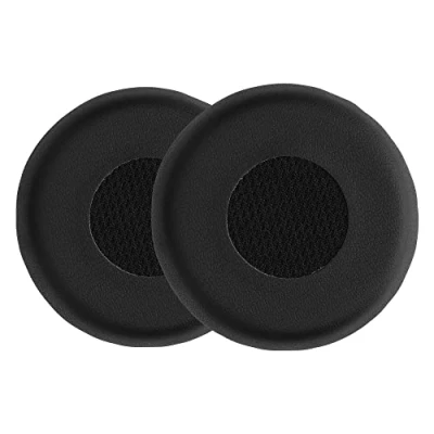 Immagine di kwmobile 2x Cuscinetto Cuffie Compatibile con Jabra Evolve 2 75 Pad Cuscinetti Ricambio Over Ear Simil Pelle nero