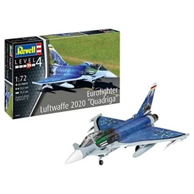Immagine di Revell 03843 Eurofighter Luftwaffe 2020 Quadriga 1:72, Colore Non Laccato,