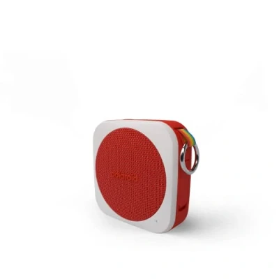 Immagine di Polaroid P1 Music Player (Red) Super Portable Wireless Bluetooth Speaker Rechargeable with IPX5 Waterproof and Dual Stereo Pairing