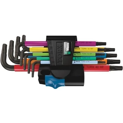 Immagine di Wera Multicolour TORX interno Kit di chiavi a brugola 9 parti