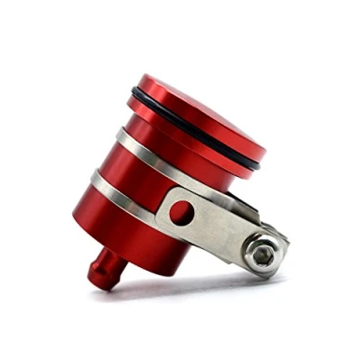 Immagine di MZ STORE Universale Serbatoio del Liquido Freno per MT 01 03 07 MT07 09 10 125/ YZF R1 R3 R6 R25 R125 FZ1 FZ6 FZ8/ TMAX 500 530 XP 500(Rosso)