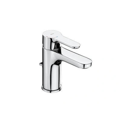 Immagine di Roca, L20, Rubinetteria monocomando per lavabo con scarico automatico, Cold Start, A5A3I09C00